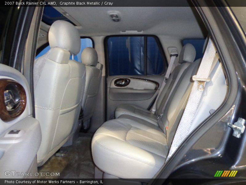 Graphite Black Metallic / Gray 2007 Buick Rainier CXL AWD