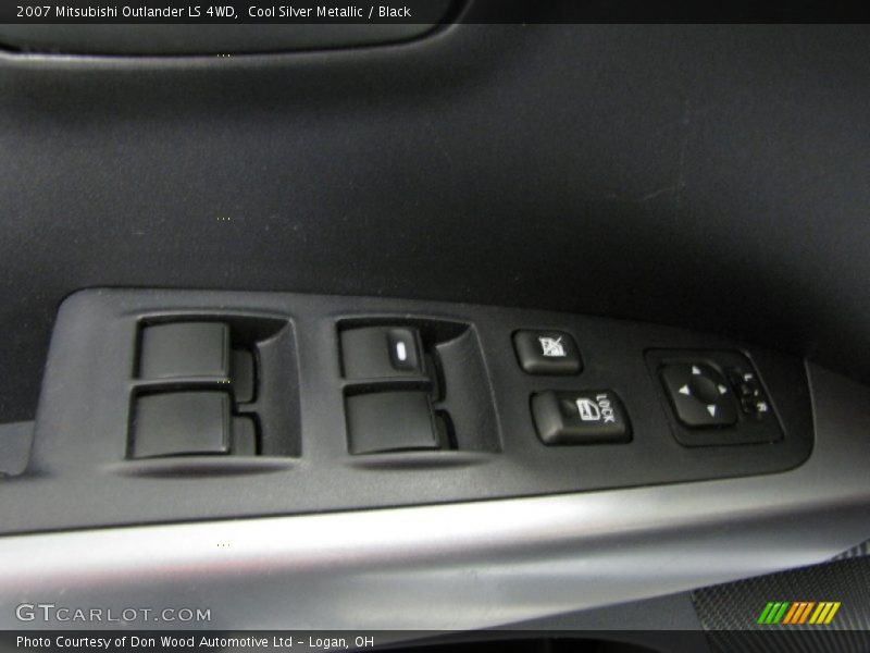 Cool Silver Metallic / Black 2007 Mitsubishi Outlander LS 4WD
