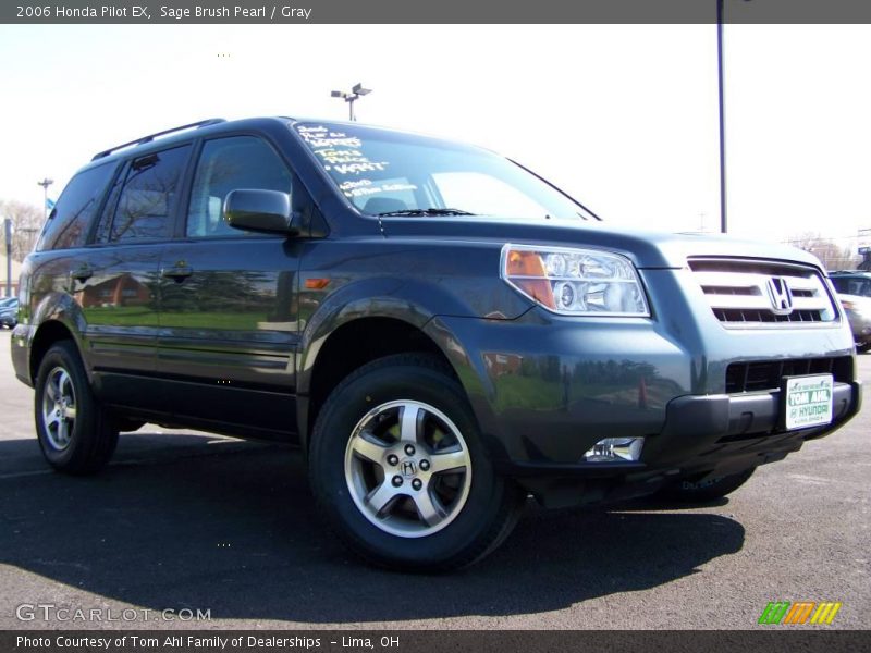 Sage Brush Pearl / Gray 2006 Honda Pilot EX