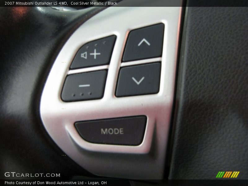 Cool Silver Metallic / Black 2007 Mitsubishi Outlander LS 4WD