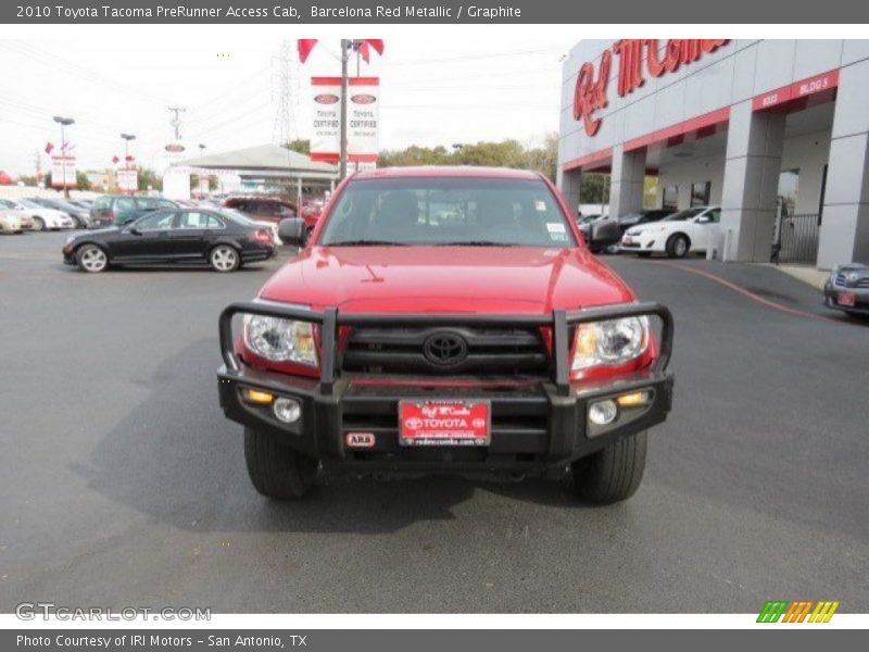 Barcelona Red Metallic / Graphite 2010 Toyota Tacoma PreRunner Access Cab