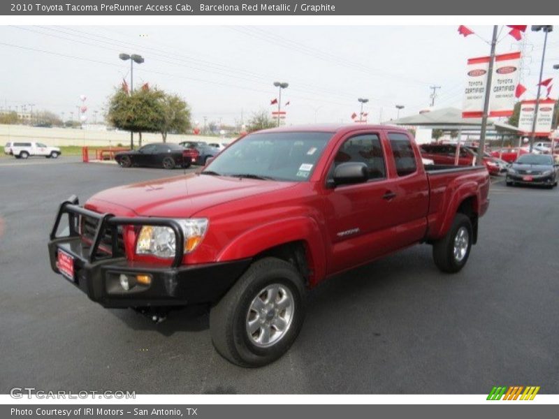 Barcelona Red Metallic / Graphite 2010 Toyota Tacoma PreRunner Access Cab