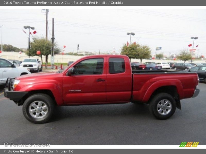 Barcelona Red Metallic / Graphite 2010 Toyota Tacoma PreRunner Access Cab