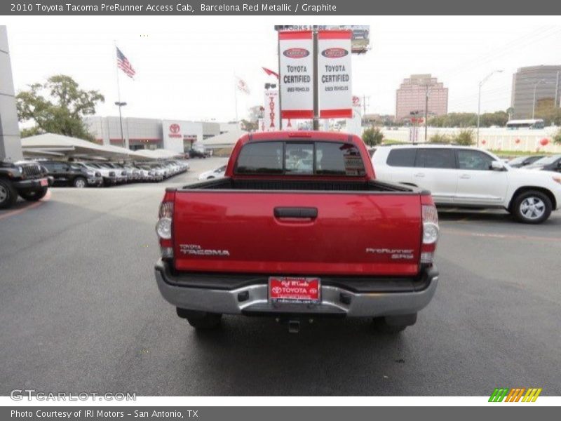 Barcelona Red Metallic / Graphite 2010 Toyota Tacoma PreRunner Access Cab