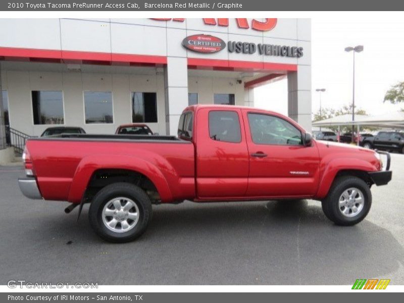 Barcelona Red Metallic / Graphite 2010 Toyota Tacoma PreRunner Access Cab
