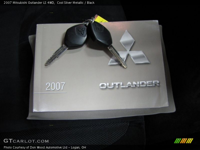 Cool Silver Metallic / Black 2007 Mitsubishi Outlander LS 4WD