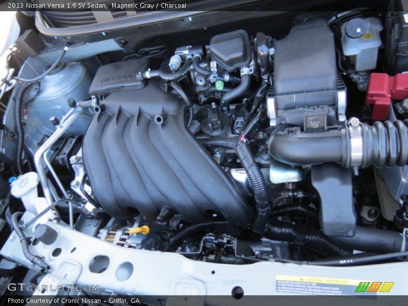 Magnetic Gray / Charcoal 2013 Nissan Versa 1.6 SV Sedan
