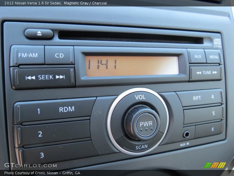 Magnetic Gray / Charcoal 2013 Nissan Versa 1.6 SV Sedan