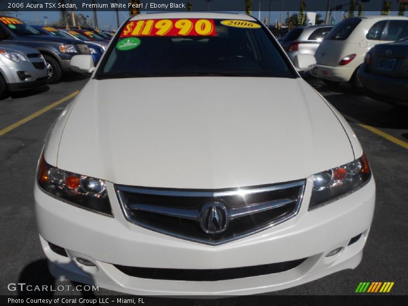 Premium White Pearl / Ebony Black 2006 Acura TSX Sedan