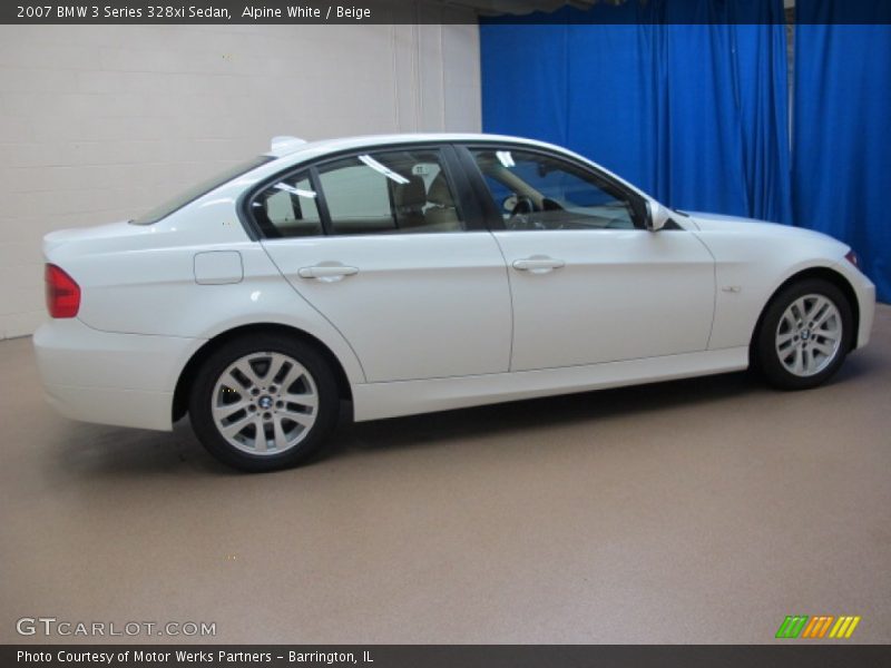 Alpine White / Beige 2007 BMW 3 Series 328xi Sedan