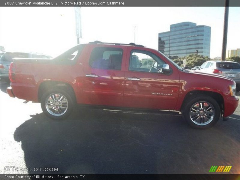 Victory Red / Ebony/Light Cashmere 2007 Chevrolet Avalanche LTZ