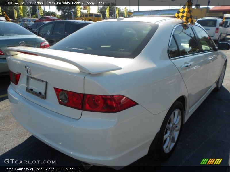 Premium White Pearl / Ebony Black 2006 Acura TSX Sedan