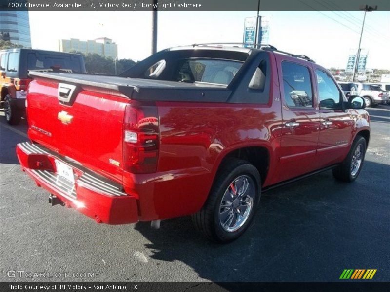 Victory Red / Ebony/Light Cashmere 2007 Chevrolet Avalanche LTZ