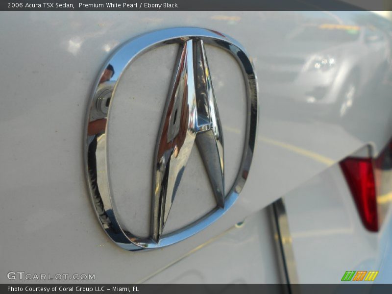 Premium White Pearl / Ebony Black 2006 Acura TSX Sedan