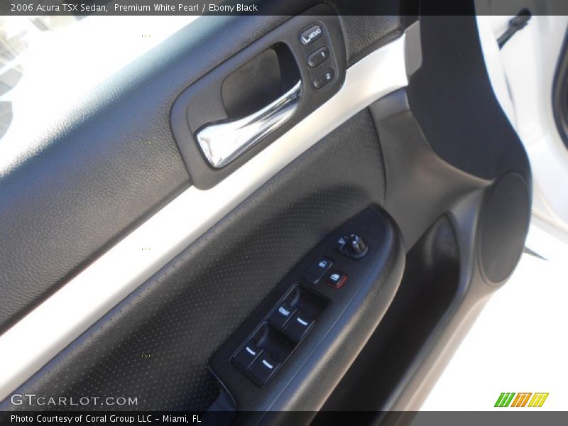 Premium White Pearl / Ebony Black 2006 Acura TSX Sedan