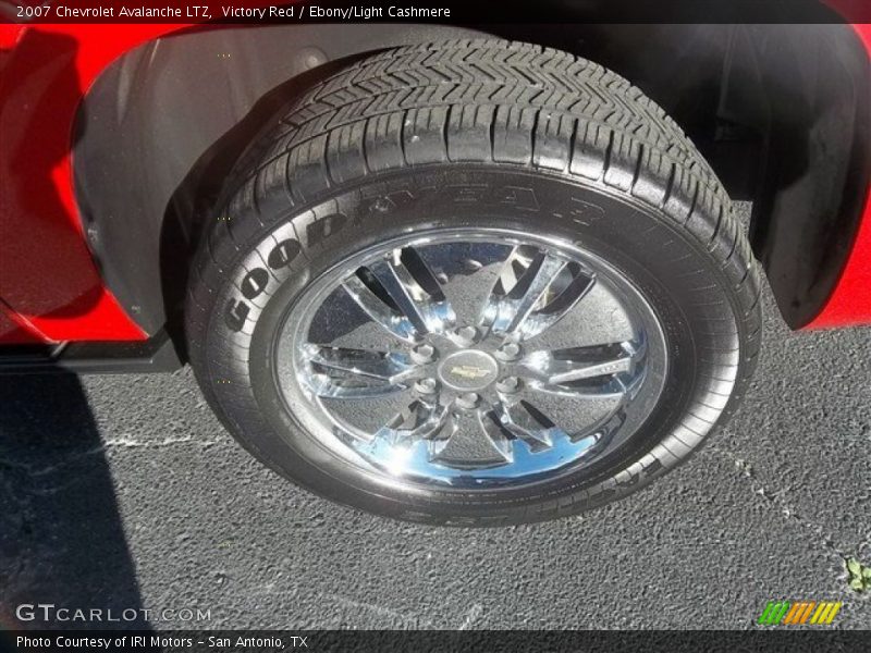 Victory Red / Ebony/Light Cashmere 2007 Chevrolet Avalanche LTZ