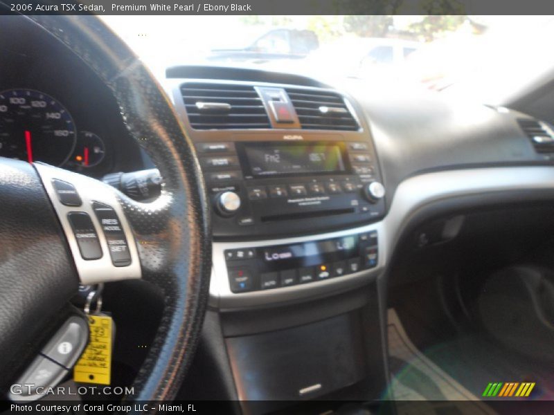 Premium White Pearl / Ebony Black 2006 Acura TSX Sedan