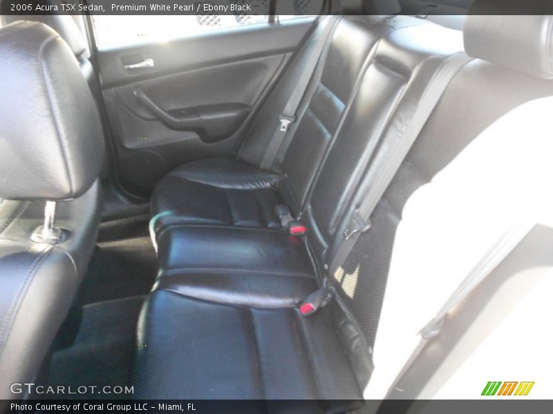 Premium White Pearl / Ebony Black 2006 Acura TSX Sedan