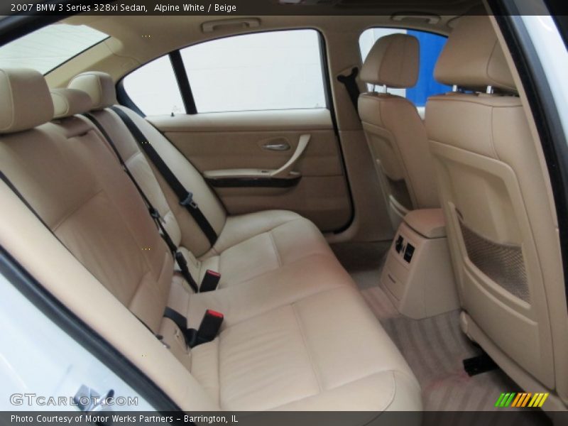 Alpine White / Beige 2007 BMW 3 Series 328xi Sedan