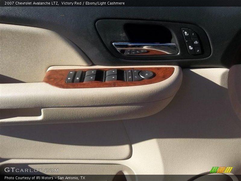 Victory Red / Ebony/Light Cashmere 2007 Chevrolet Avalanche LTZ