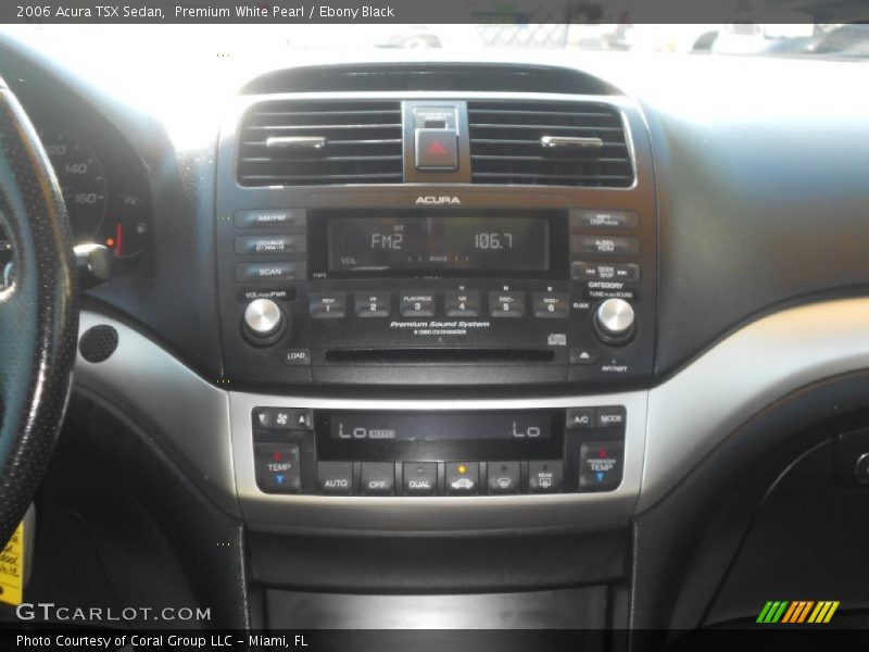 Premium White Pearl / Ebony Black 2006 Acura TSX Sedan