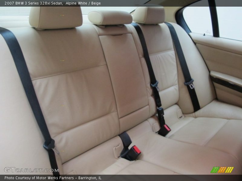 Alpine White / Beige 2007 BMW 3 Series 328xi Sedan