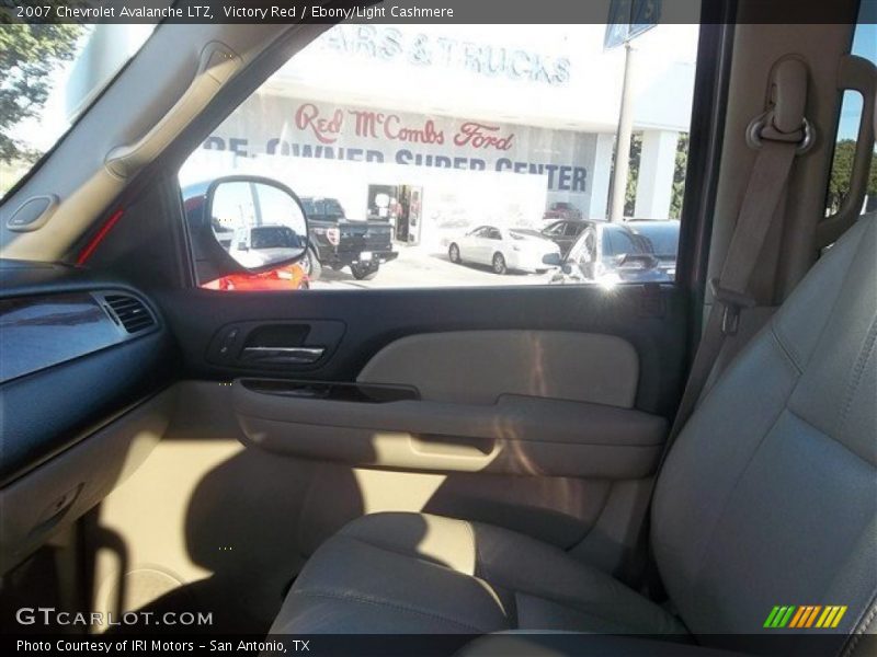 Victory Red / Ebony/Light Cashmere 2007 Chevrolet Avalanche LTZ