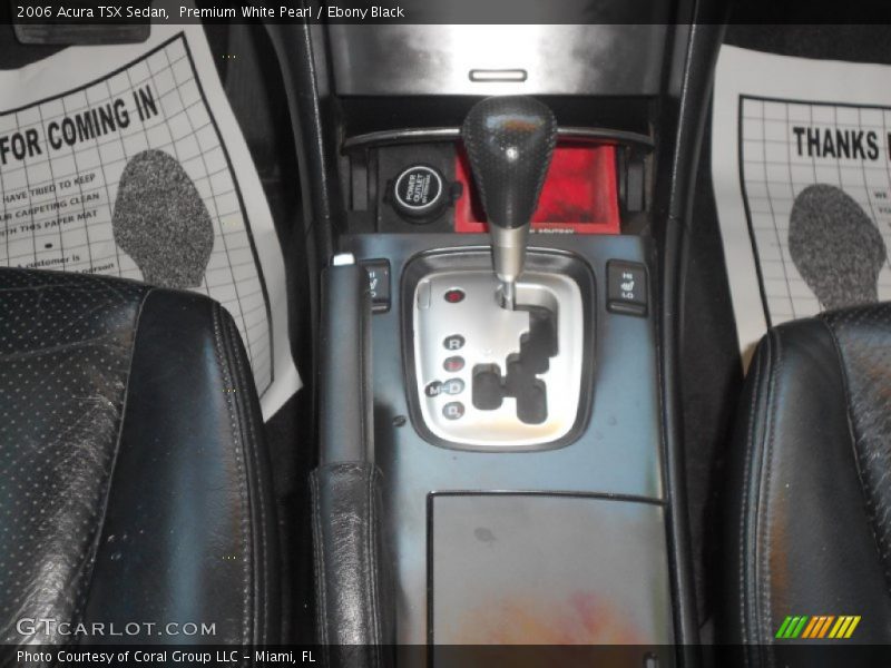 Premium White Pearl / Ebony Black 2006 Acura TSX Sedan