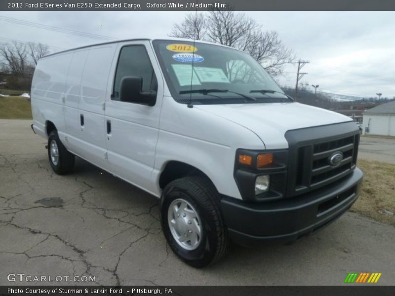 Oxford White / Medium Flint 2012 Ford E Series Van E250 Extended Cargo