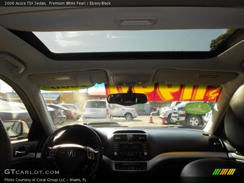 Premium White Pearl / Ebony Black 2006 Acura TSX Sedan
