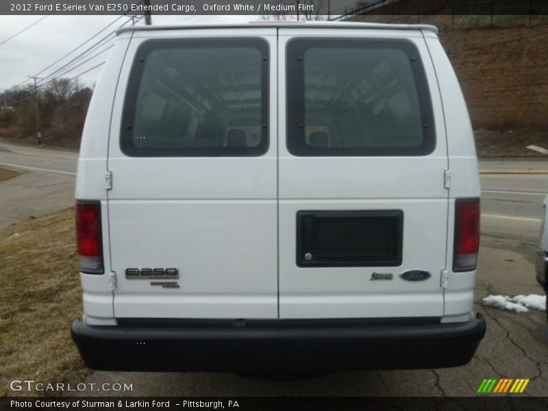 Oxford White / Medium Flint 2012 Ford E Series Van E250 Extended Cargo