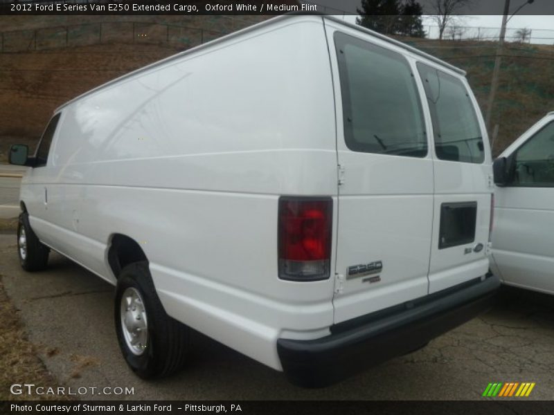 Oxford White / Medium Flint 2012 Ford E Series Van E250 Extended Cargo
