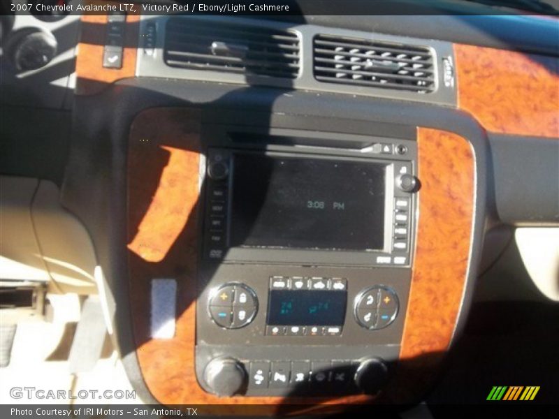 Victory Red / Ebony/Light Cashmere 2007 Chevrolet Avalanche LTZ