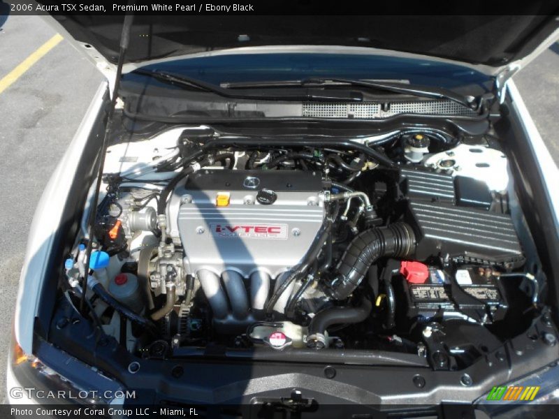 Premium White Pearl / Ebony Black 2006 Acura TSX Sedan
