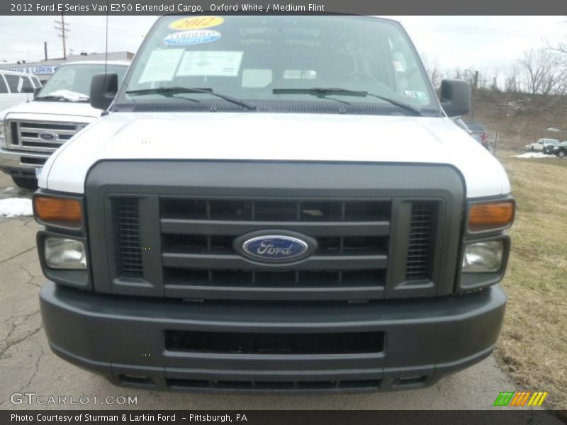 Oxford White / Medium Flint 2012 Ford E Series Van E250 Extended Cargo