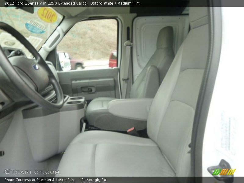Oxford White / Medium Flint 2012 Ford E Series Van E250 Extended Cargo