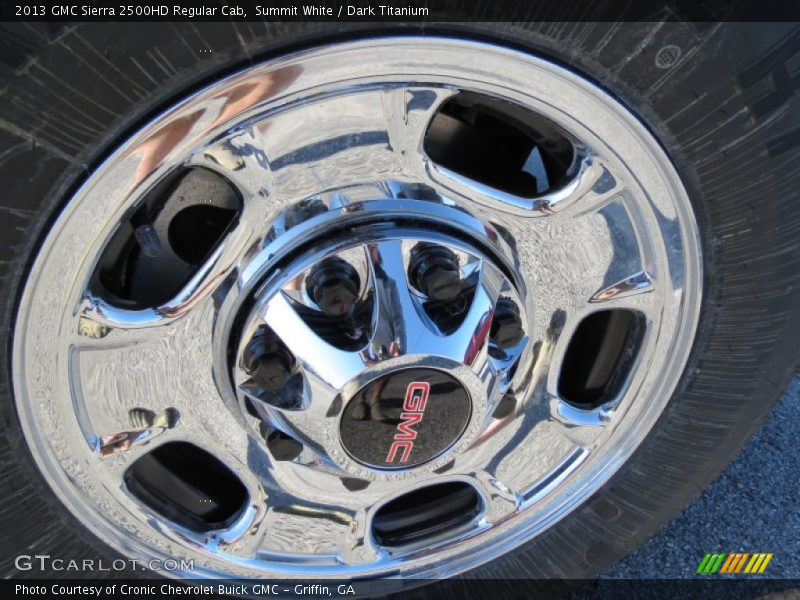 Summit White / Dark Titanium 2013 GMC Sierra 2500HD Regular Cab