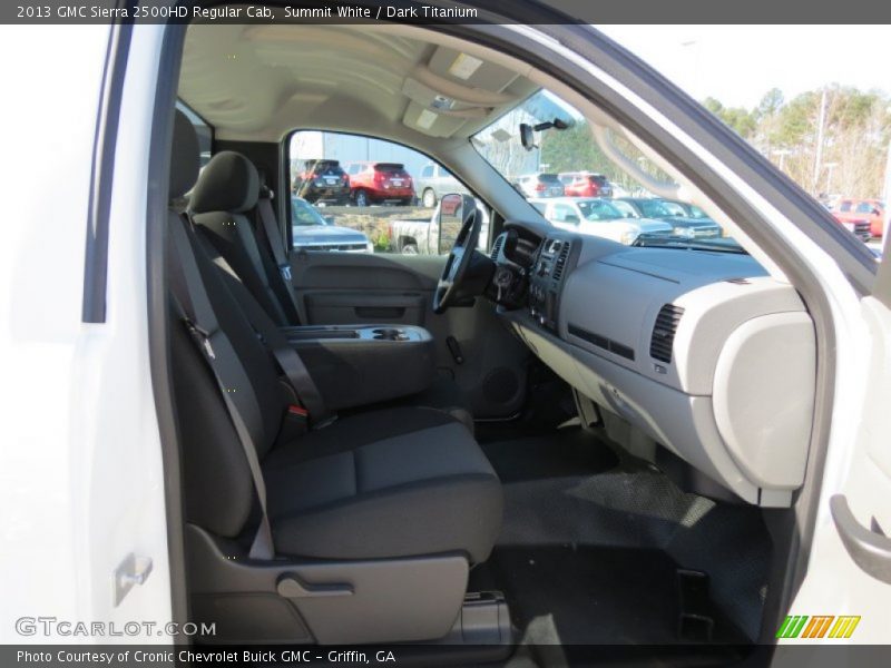 Summit White / Dark Titanium 2013 GMC Sierra 2500HD Regular Cab