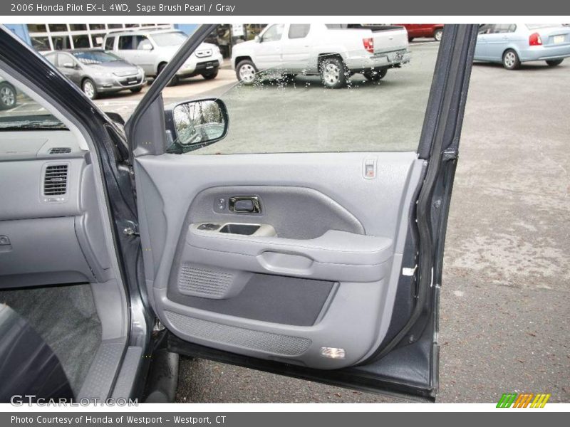 Sage Brush Pearl / Gray 2006 Honda Pilot EX-L 4WD