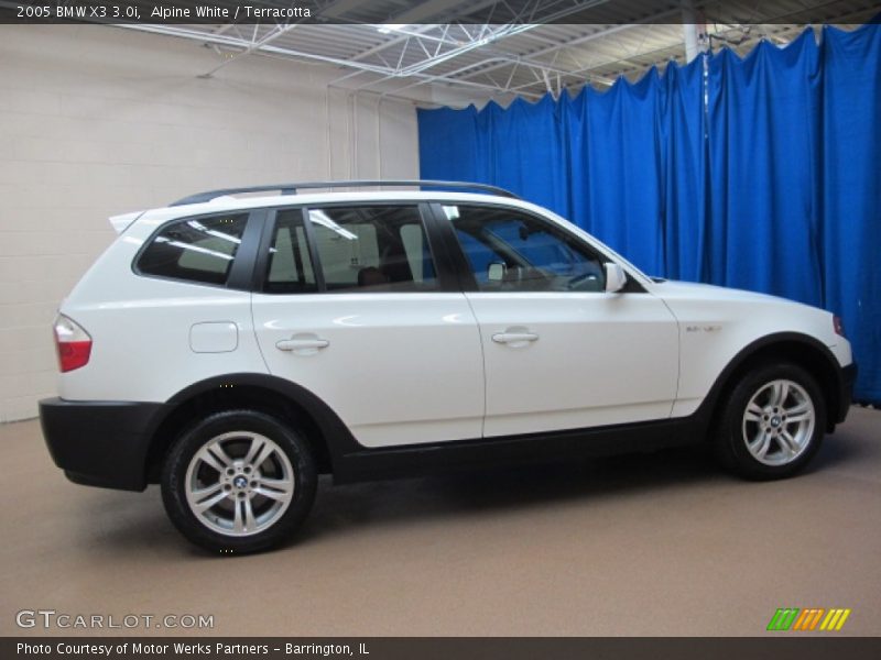 Alpine White / Terracotta 2005 BMW X3 3.0i