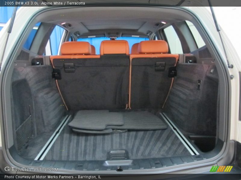Alpine White / Terracotta 2005 BMW X3 3.0i