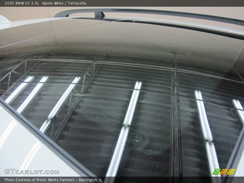 Alpine White / Terracotta 2005 BMW X3 3.0i