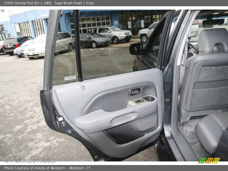 Sage Brush Pearl / Gray 2006 Honda Pilot EX-L 4WD