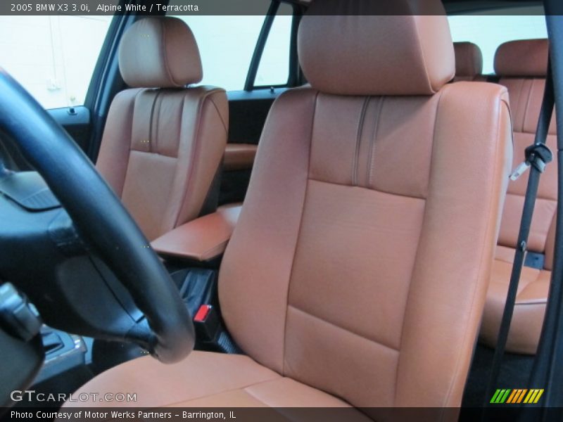 Alpine White / Terracotta 2005 BMW X3 3.0i