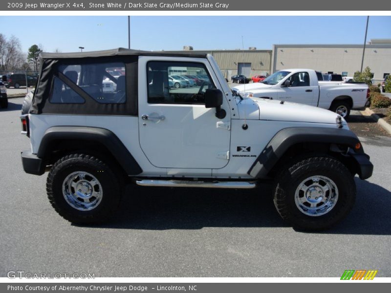 Stone White / Dark Slate Gray/Medium Slate Gray 2009 Jeep Wrangler X 4x4