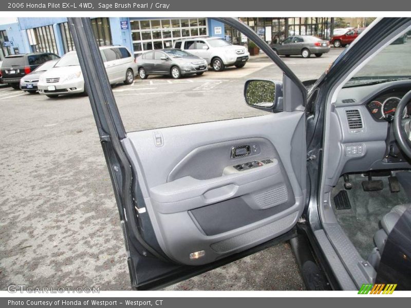 Sage Brush Pearl / Gray 2006 Honda Pilot EX-L 4WD