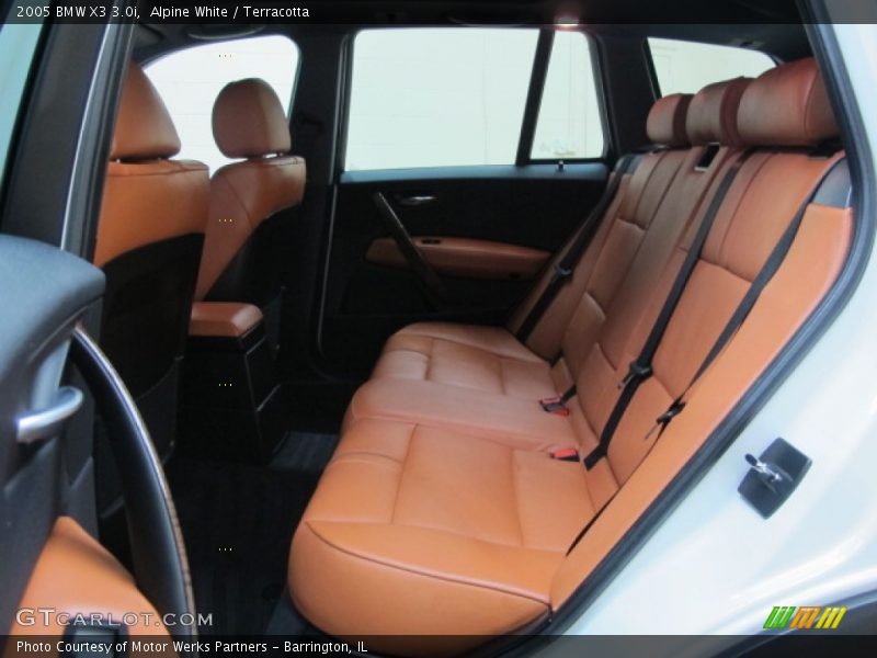 Alpine White / Terracotta 2005 BMW X3 3.0i
