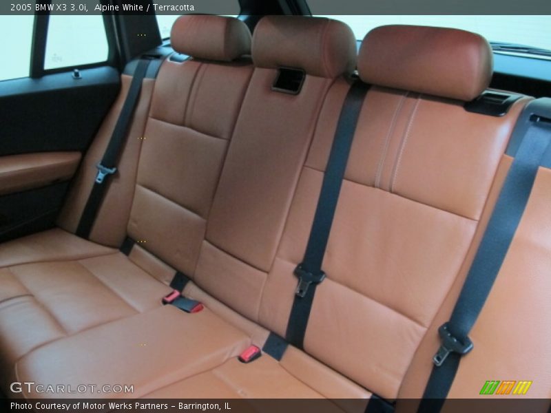 Alpine White / Terracotta 2005 BMW X3 3.0i