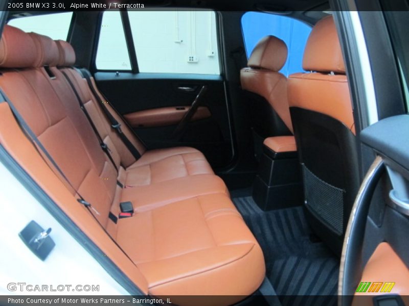 Alpine White / Terracotta 2005 BMW X3 3.0i