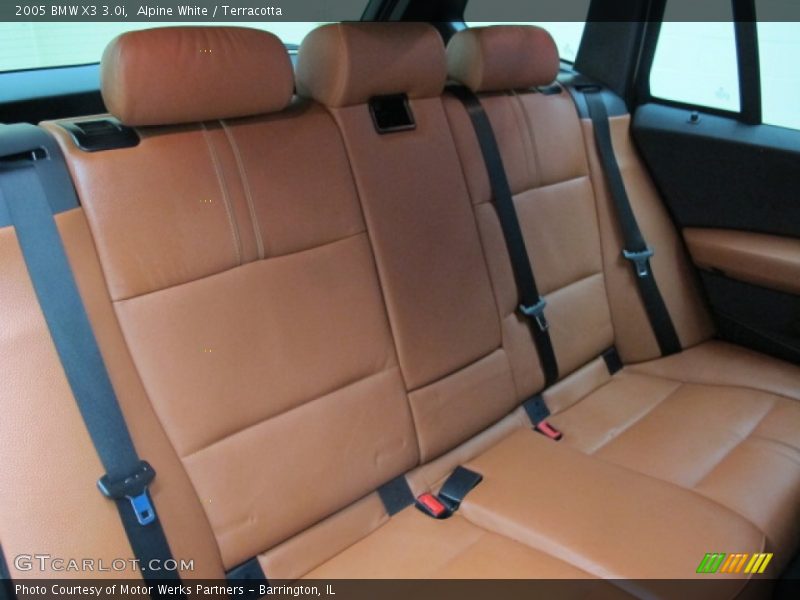 Alpine White / Terracotta 2005 BMW X3 3.0i